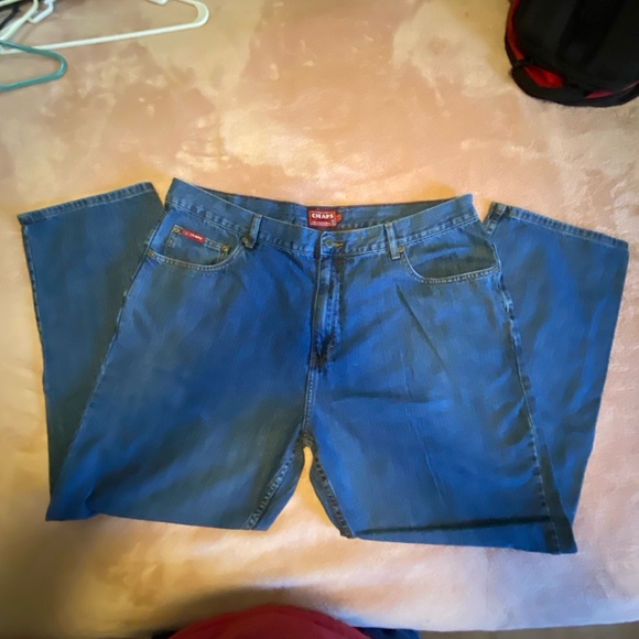 Mens Classic Fit Chaps Denim Jeans sz40/30. Like New. - Picture 1 of 5